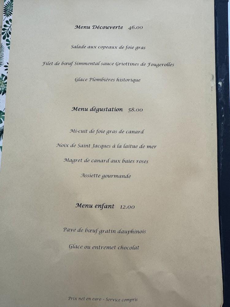 LES CALMOSIENS - Menu Image 3