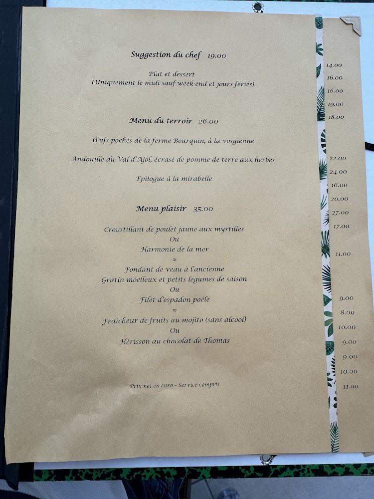 LES CALMOSIENS - Menu Image 4